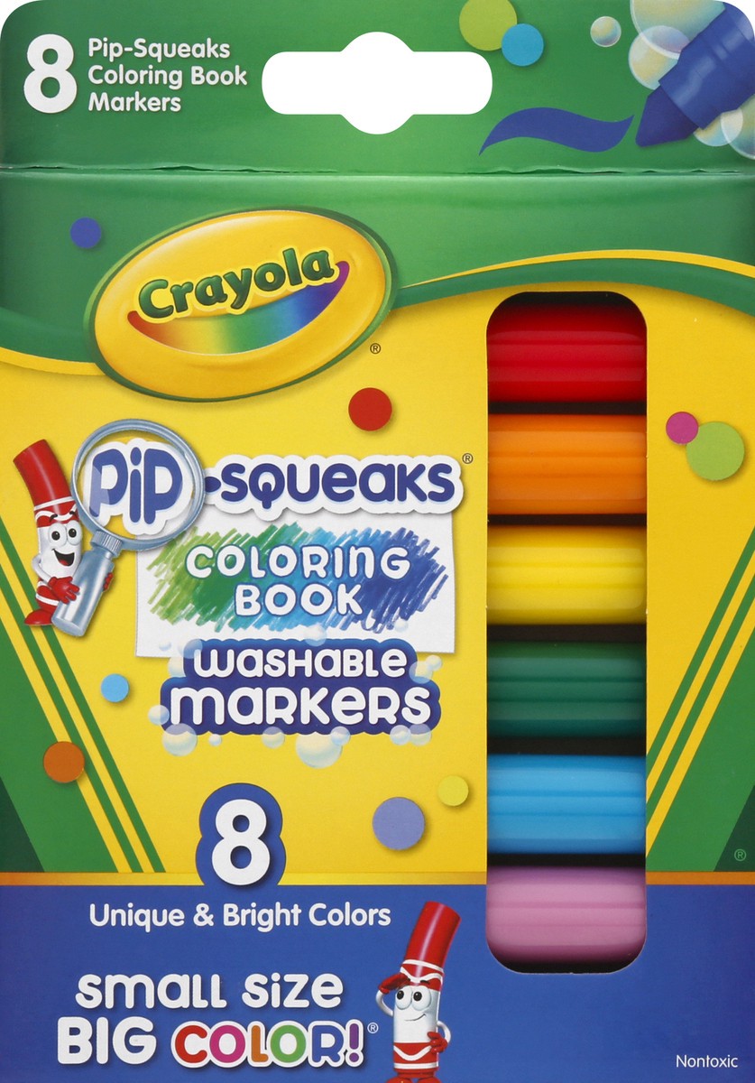 slide 10 of 11, Crayola 3+ Coloring Book Washable Markers 8 ea, 8 ct