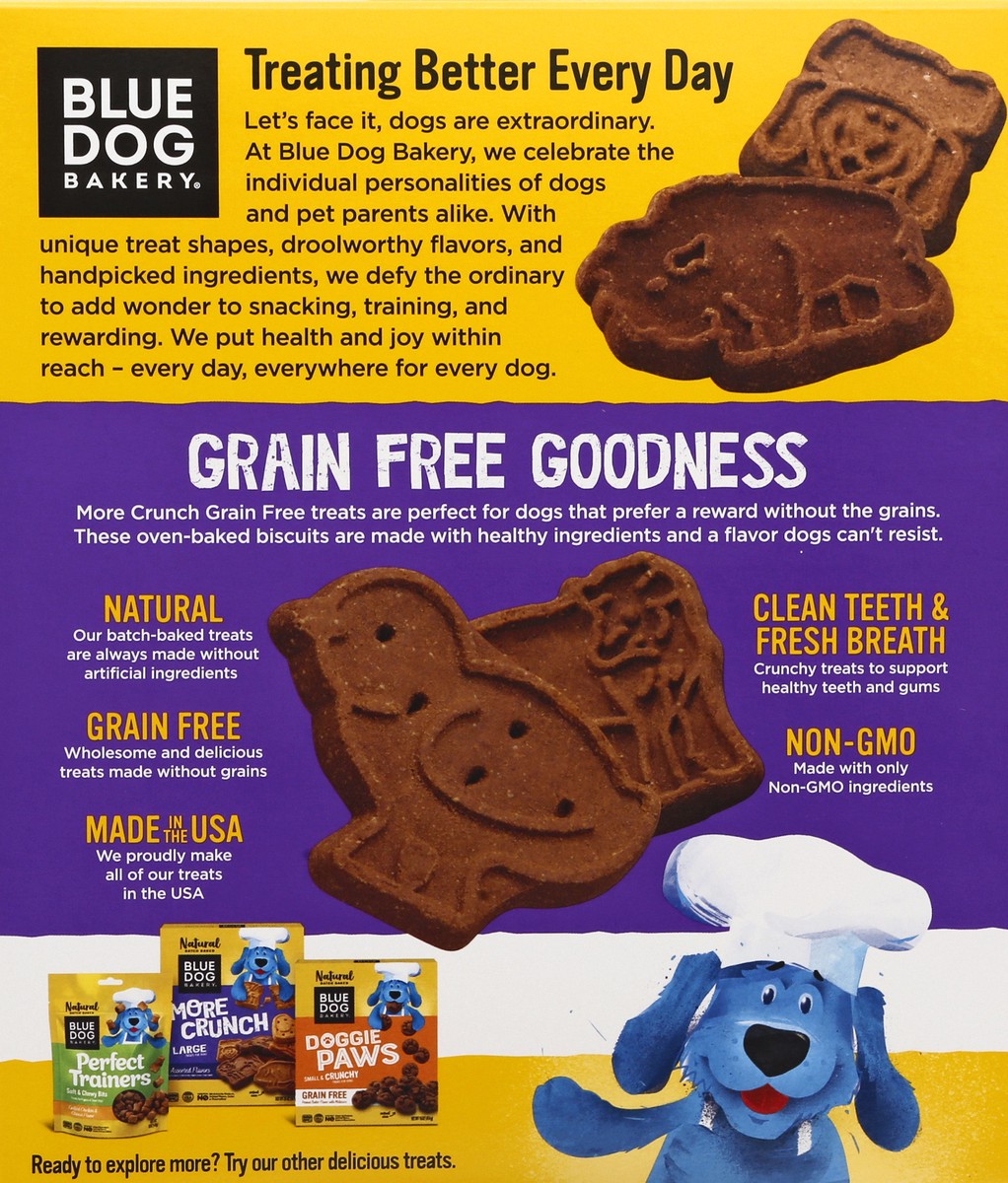 slide 7 of 9, Blue Dog Bakery Large Grain Free Peanut Butter Flavor with Molasses Treat for Dogs 16 oz, 16 oz