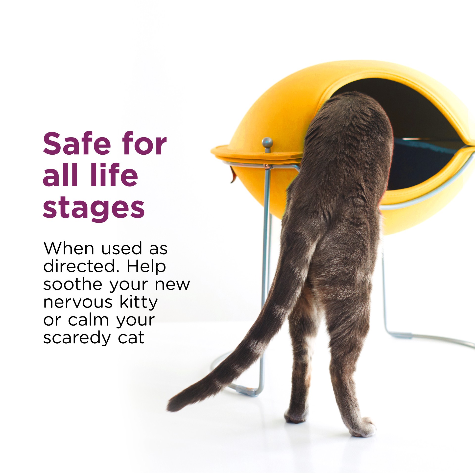 slide 2 of 6, Comfort Zone Scratch Deterrent and Cat Calming Spray, 2 ounces or 59.2 mL, 2 fl oz