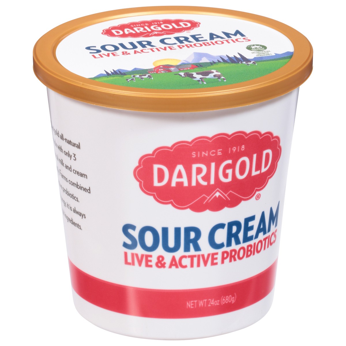 slide 10 of 13, Darigold Sour Cream 24 oz, 24 oz