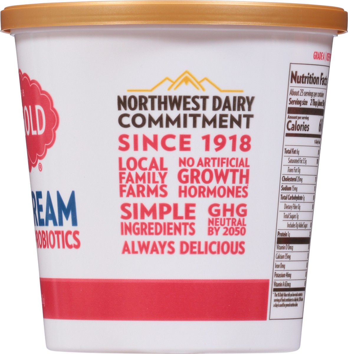 slide 12 of 13, Darigold Sour Cream 24 oz, 24 oz