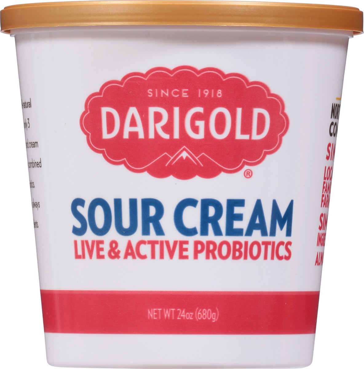 slide 13 of 13, Darigold Sour Cream 24 oz, 24 oz