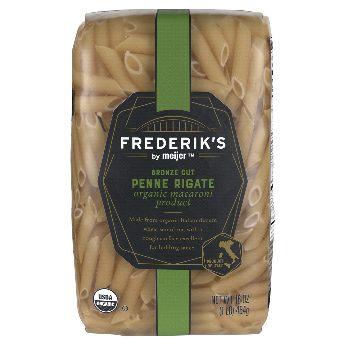 slide 1 of 29, FREDERIKS BY MEIJER Frederik's by Meijer Penne Rigate Pasta, 16 oz