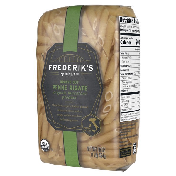 slide 2 of 29, FREDERIKS BY MEIJER Frederik's by Meijer Penne Rigate Pasta, 16 oz