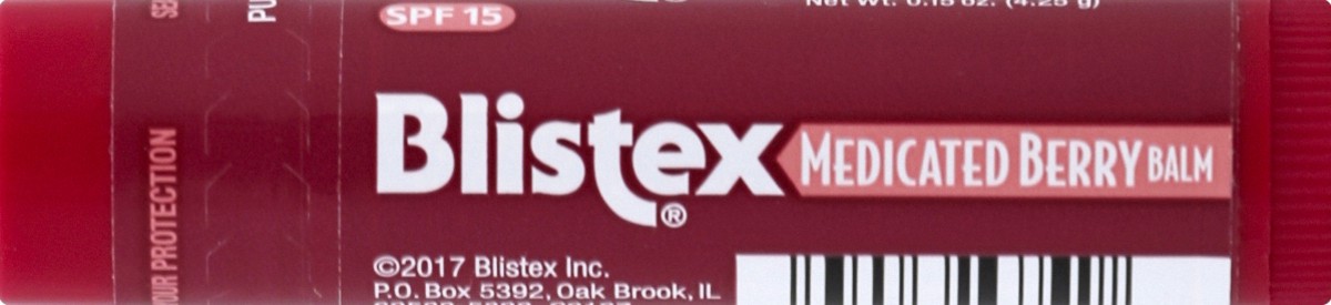 slide 4 of 6, Blistex Medicated Berry Balm, 0.15 oz