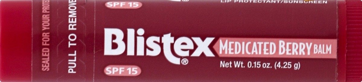 slide 1 of 6, Blistex Medicated Berry Balm, 0.15 oz