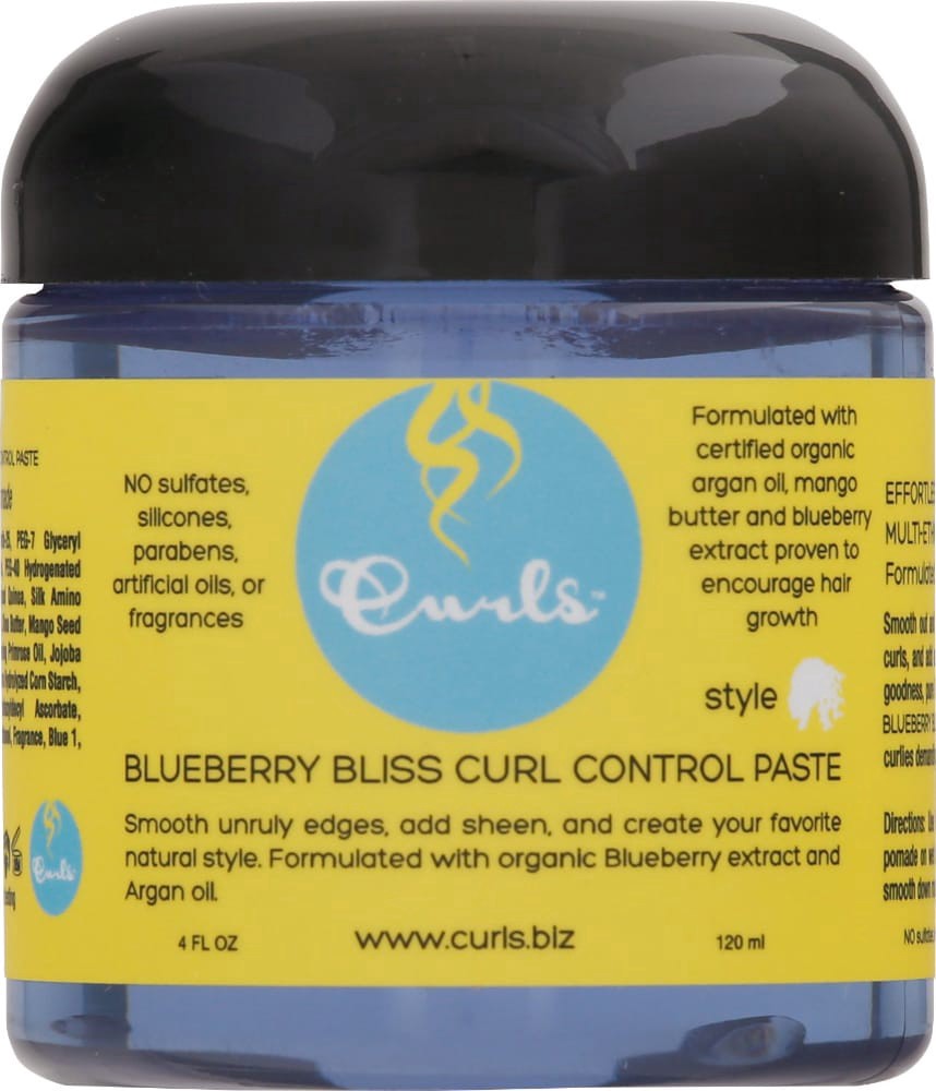 slide 1 of 3, Curls Blueberry Bliss Curl Control Paste 4 fl oz, 4 fl oz
