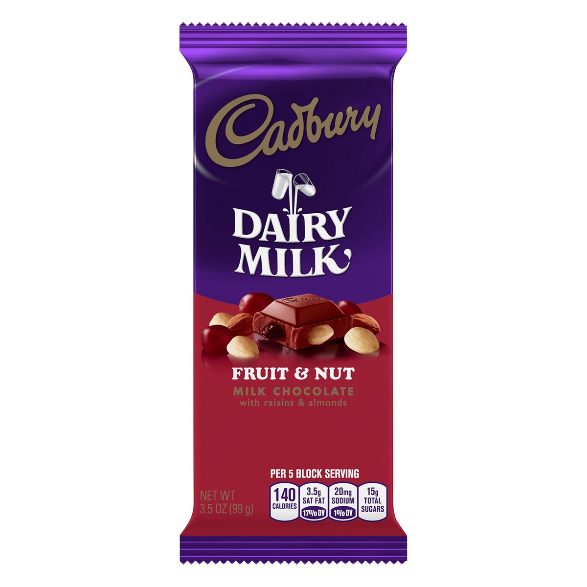 slide 1 of 72, Cadbury Candy Bar, 3.5 oz