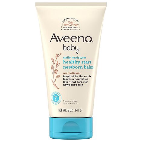 slide 1 of 1, Aveeno Baby Daily Moist Newborn Balm 5z - 5 OZ, 5 oz