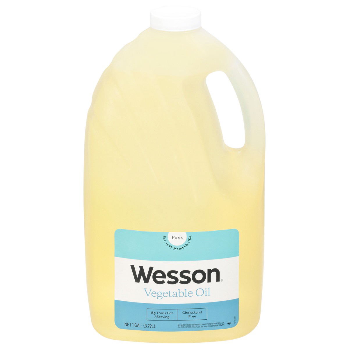 slide 1 of 2, Wesson Vegetable Oil, 1 gal