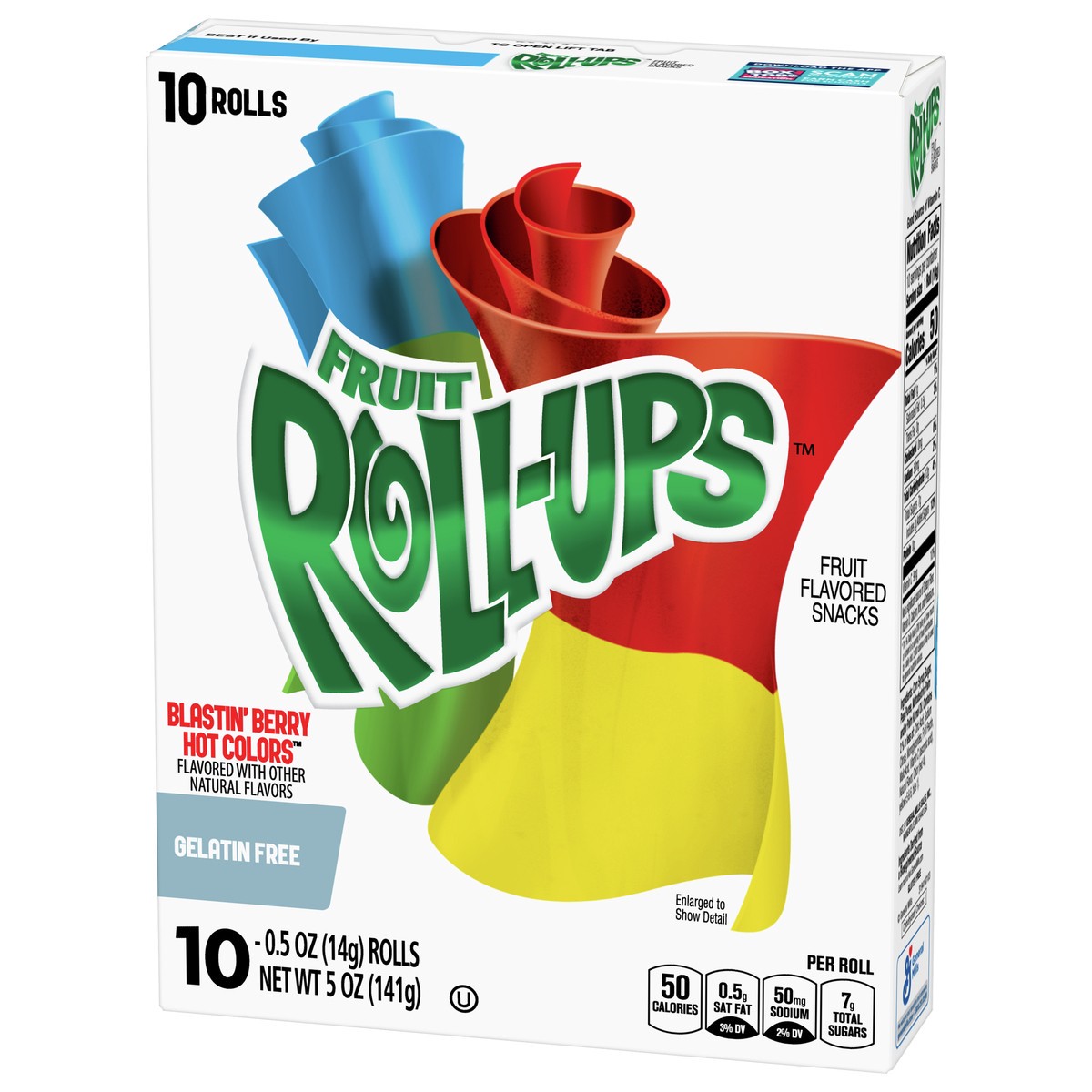 slide 8 of 9, Fruit Roll-Ups Roll Ups Hot Colors, 5 oz