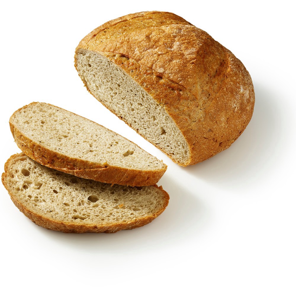 slide 2 of 3, Private Selection® Cracked Black Pepper Round Bread, 22 oz