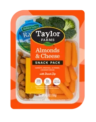 Taylor Farms Almonds and Cheese Snack Tray 6.5 oz