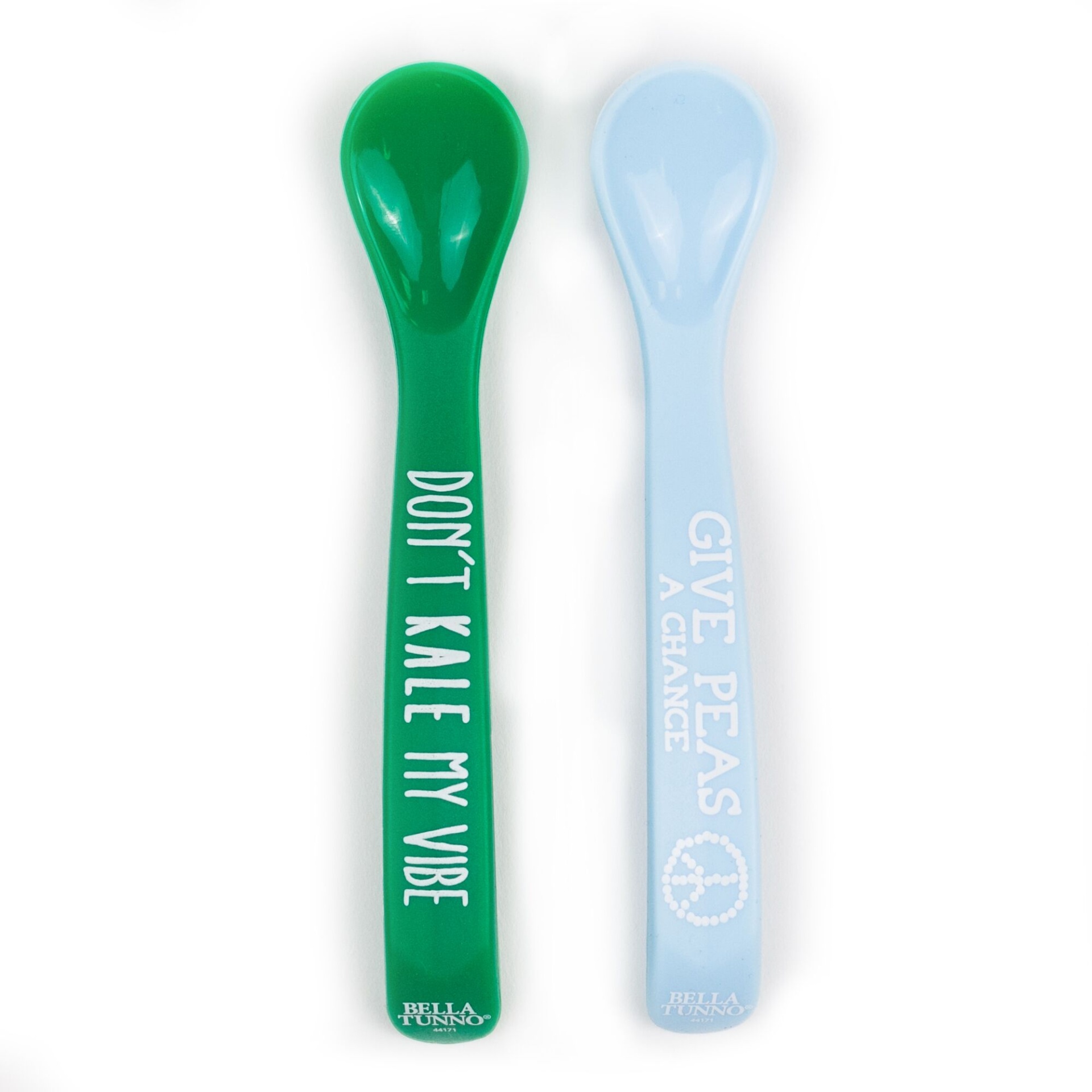 slide 1 of 1, Bella Tunno Kale My Vibe Peas Spoon Set, 2 ct