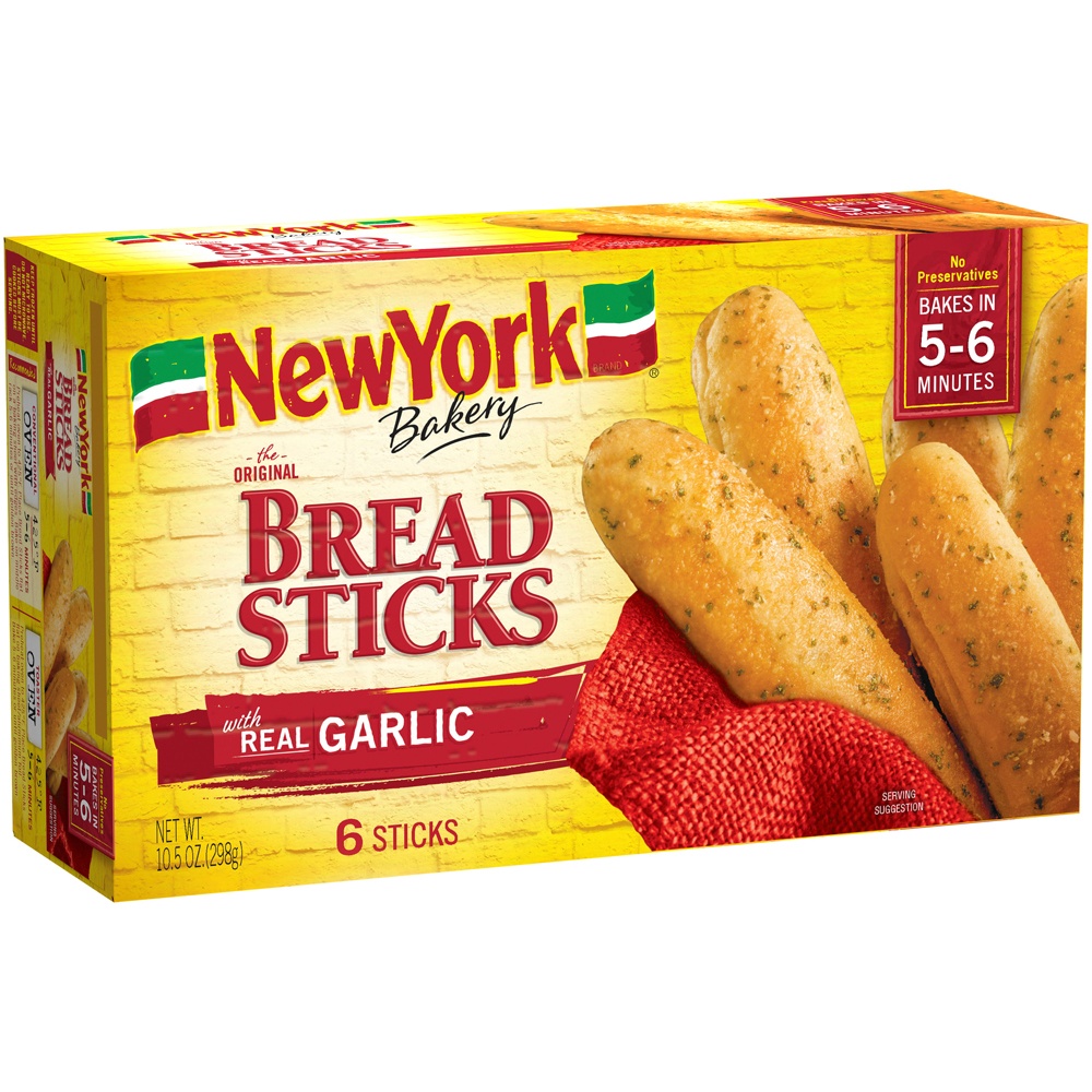 slide 2 of 8, New York Bakery Breadsticks, 10 oz