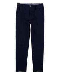 Oshkosh Kid Slim Tapered Chino Pants - Navy Crow Navy 10