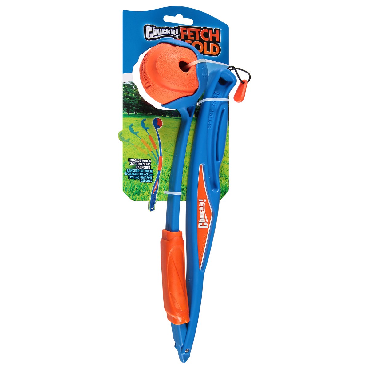 slide 2 of 9, Chuckit! Chuckit Fetch & Fold Launcher, Medium, 2 ct