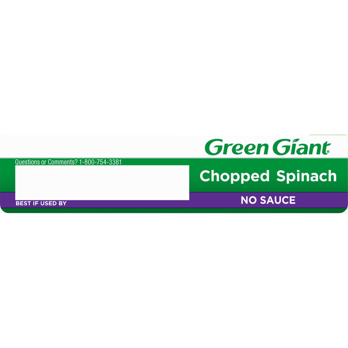 slide 3 of 9, Green Giant Chopped Spinach, 8 oz