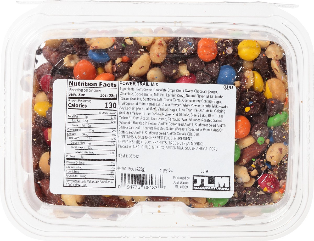 slide 3 of 12, JLM Manufacturing Power Trail Mix 15 oz, 15 oz