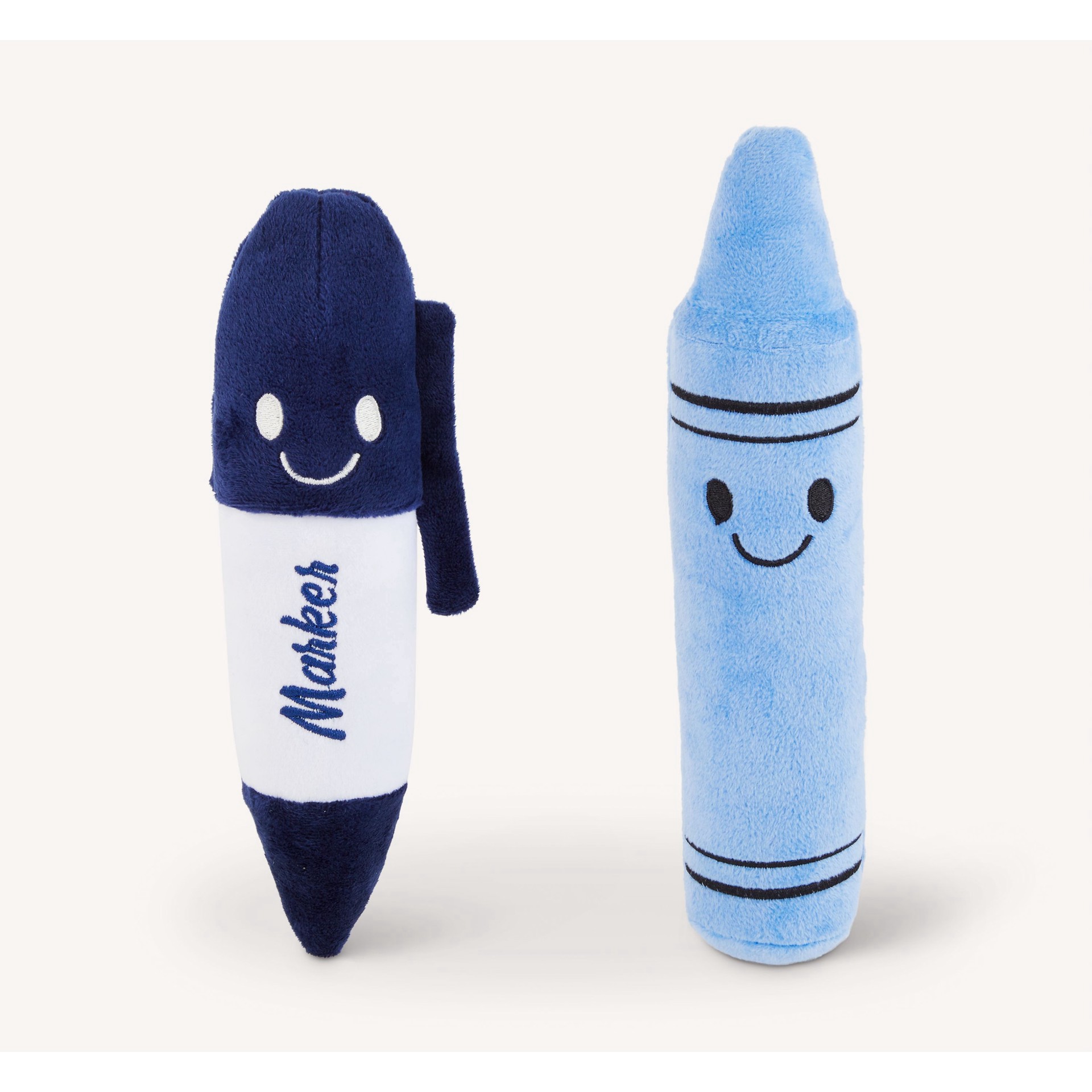 slide 1 of 1, Joyhound Back-To-School Plush Marker & Crayon Dog Toy - 2 Pack, 1 ct