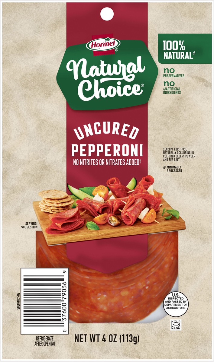 slide 11 of 12, HORMEL NATURAL CHOICE Sandwich Pepperoni, 4 oz