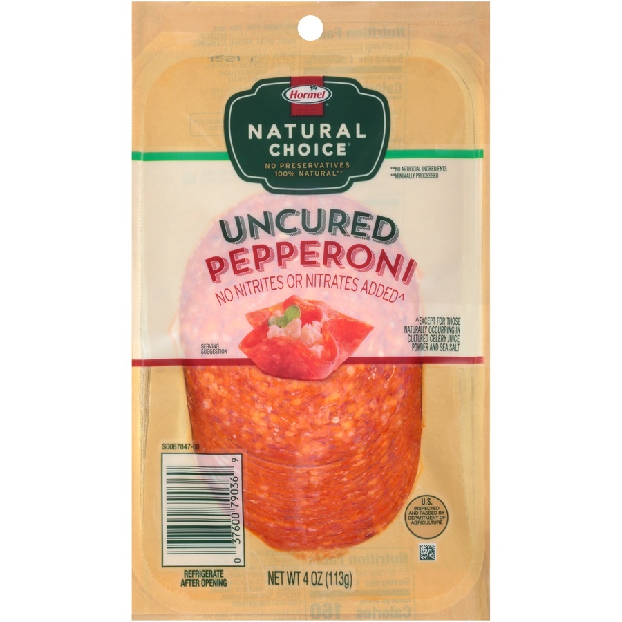 Hormel Natural Choice Uncured Pepperoni 4 oz Shipt