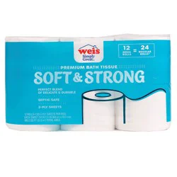 Weis Simply Great Double Roll Bath Tissue