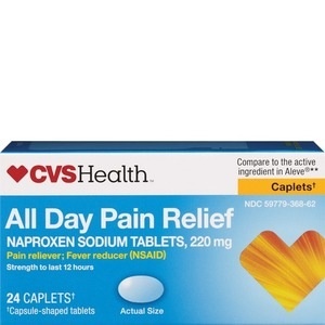 slide 1 of 1, CVS Health All Day Pain Relief Caplets, 24 ct