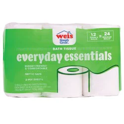 Weis Quality Simply Great Everyday Essentials Bath Tissue Mega
