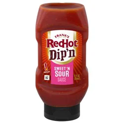 Frank's RedHot Sweet 'N Sour Dip'n Sauce, 12 fl oz