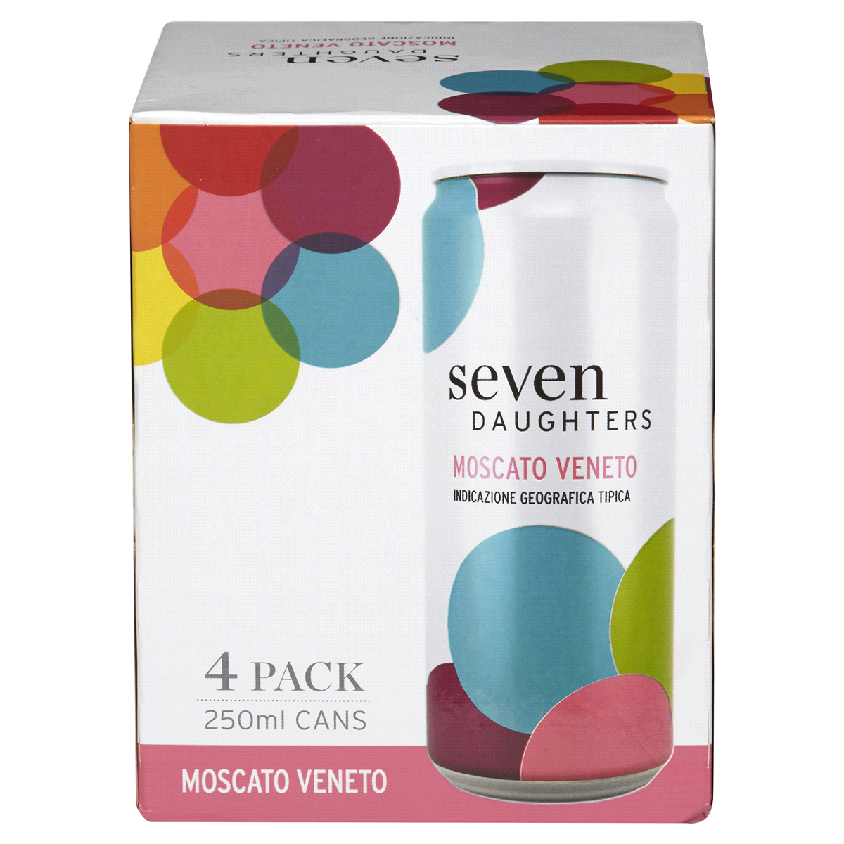 slide 1 of 5, Seven Daughters Moscato Can, 4 ct; 250 ml