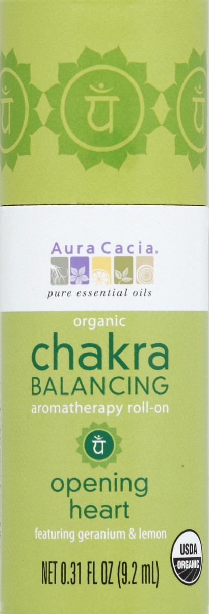 slide 2 of 2, Aura Cacia Chakra Balancing Opening Heart Roll On, 0.31 fl oz