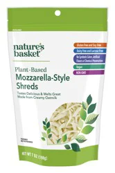 Nature's Basket Plant-Based Mozzarella-Style Shreds