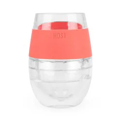 HOST Wine Freeze Cooling Cup - 8.5 oz, Coral