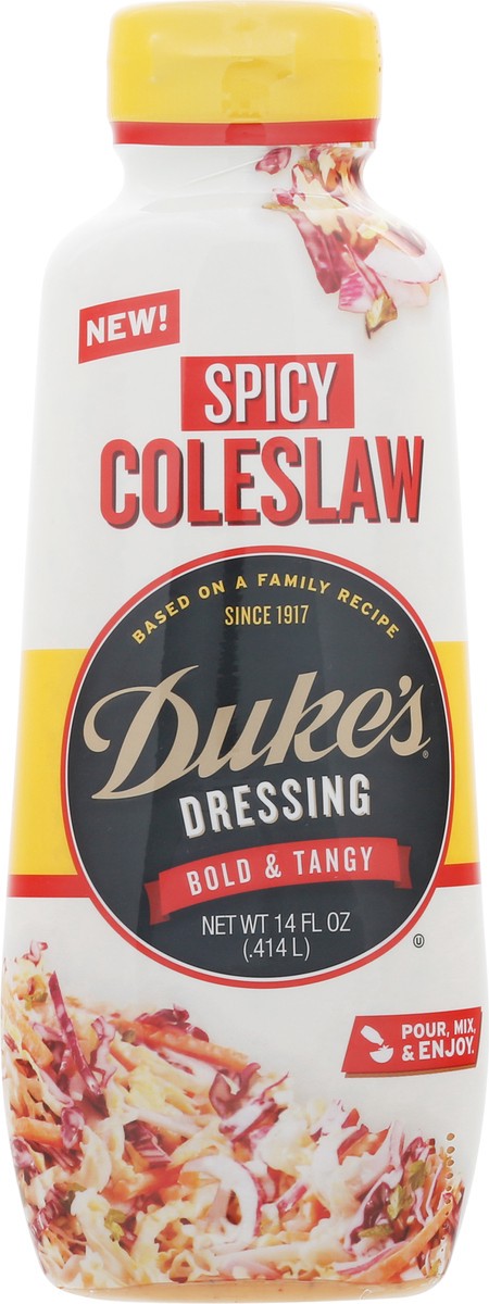 slide 6 of 12, Duke's Bold & Tangy Spicy Coleslaw Dressing - 14 fl oz, 14 fl oz