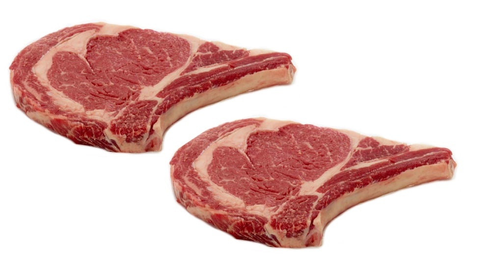 slide 1 of 1, Beef Choice Bone-In Ribeye Steak Value Pack (About 3 Steaks Per Pack), per lb