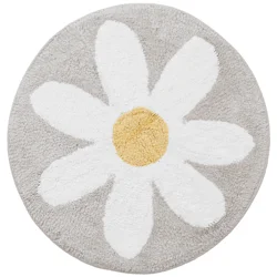 Meijer Corporate Seasonal Mcs Daisy Round Bath Mat, 24 In