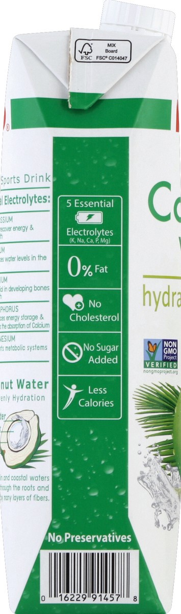 slide 4 of 4, Foco 100% Coconut Water - 33.8 oz, 33.8 oz