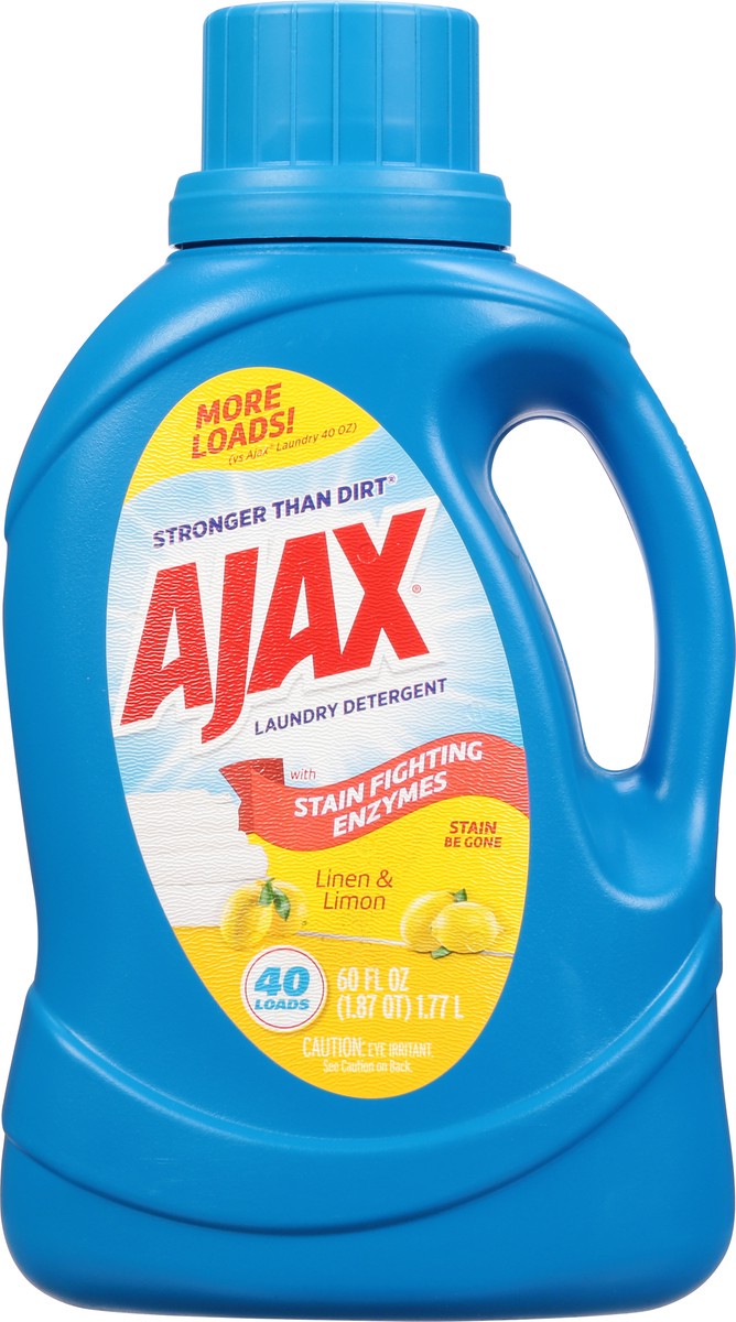 slide 6 of 9, Ajax Linen & Limon Laundry Detergent 60 fl oz, 60 fl oz