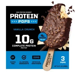 Protein Pops Vanilla Crunch Ice Cream - 9 fl oz/3ct