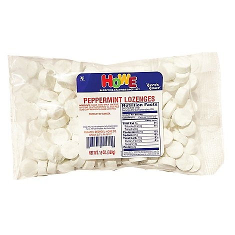 slide 1 of 1, Howe Peppermint Lozenges, 1 ct