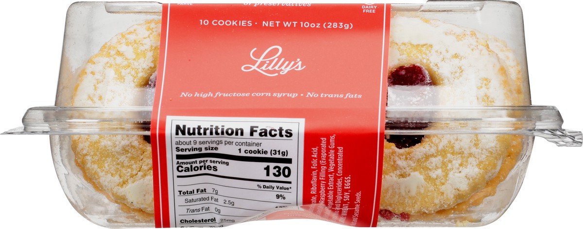 slide 6 of 9, Lilly's Baking Company Linzer Tart Cookies 10 Each, 10 ct