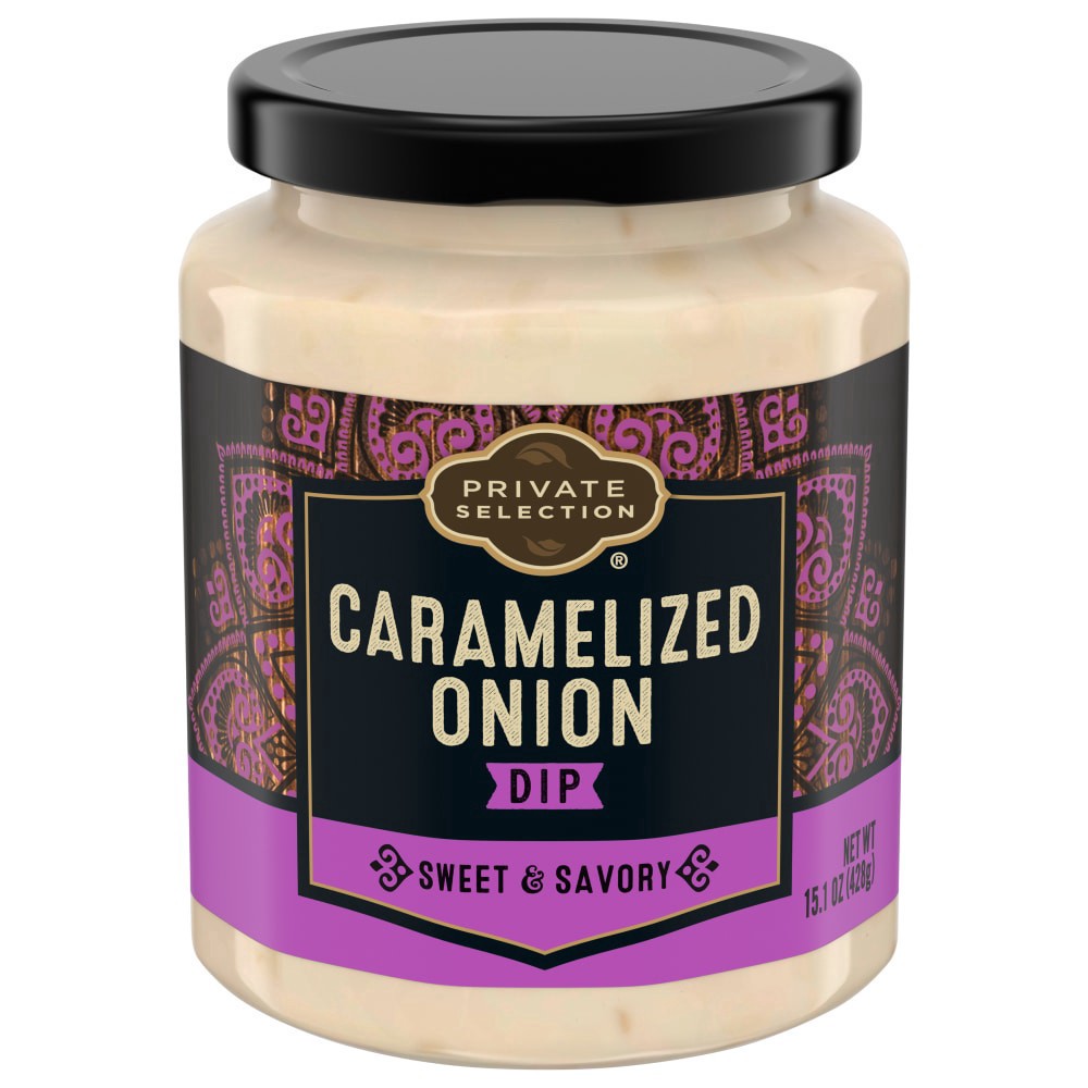 slide 1 of 2, Private Selection Caramelized Onion Dip, 15.1 oz