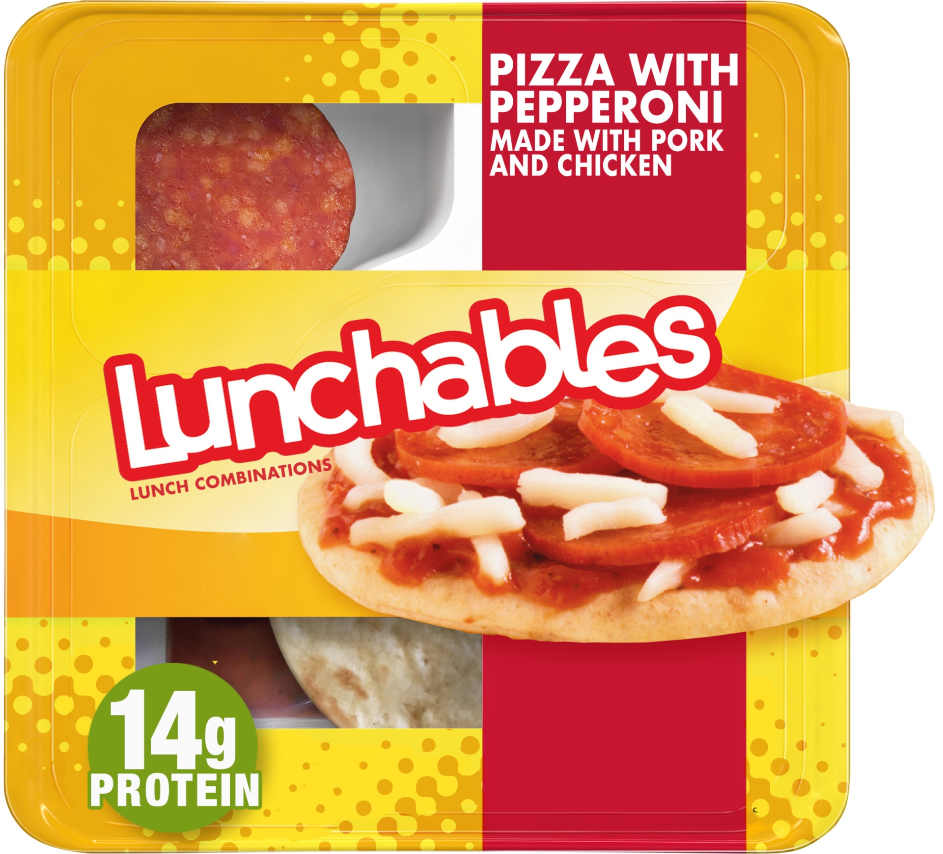 slide 1 of 2, Lunchables Pizza with Pepperoni Snack Kit Tray, 4.3 oz