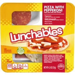 Lunchables Pepperoni Pizza, 4.3 oz Pack
