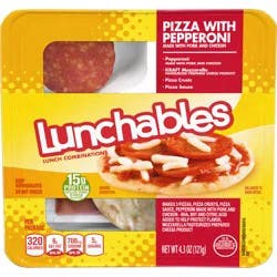 Lunchables Pepperoni Pizza, 4.3 oz Pack