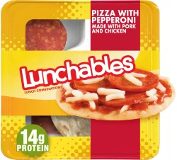 Lunchables Pizza with Pepperoni Snack Kit Tray