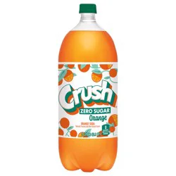 Crush Zero Sugar Orange Soda, 2 L bottle