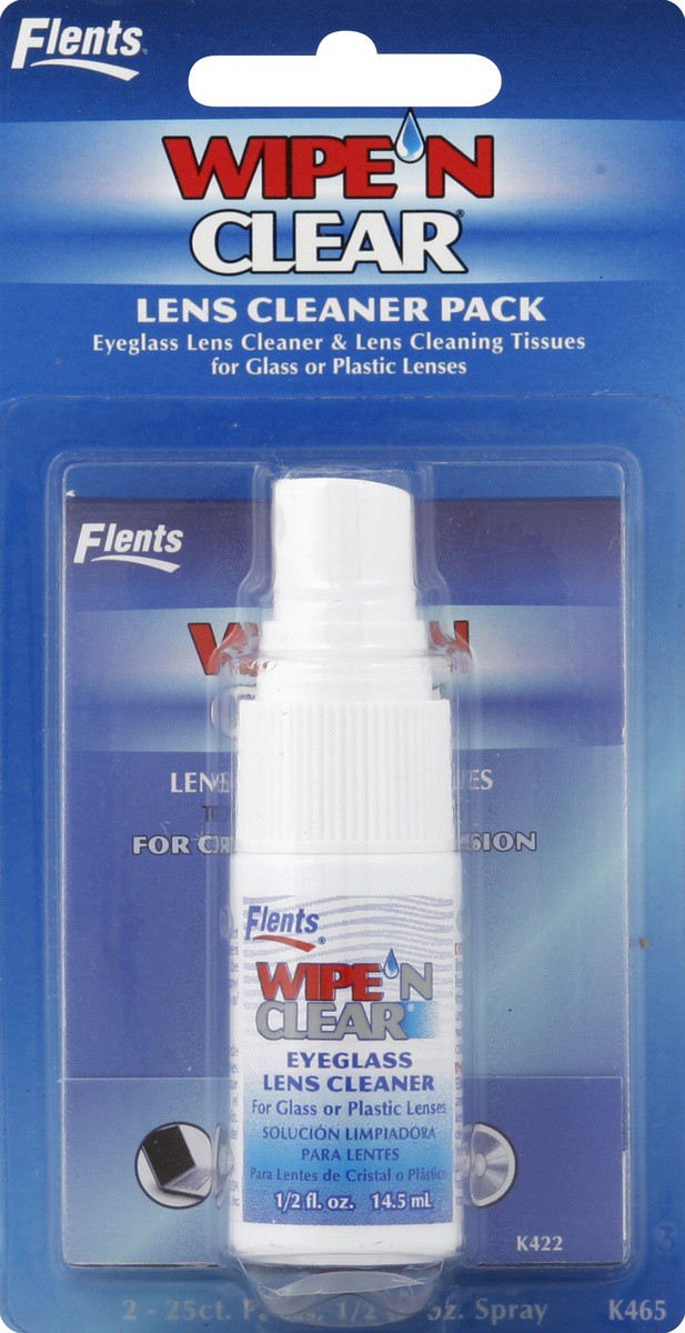 slide 3 of 3, Flents Lens Cleaner Pack 1 ea, 1 ct