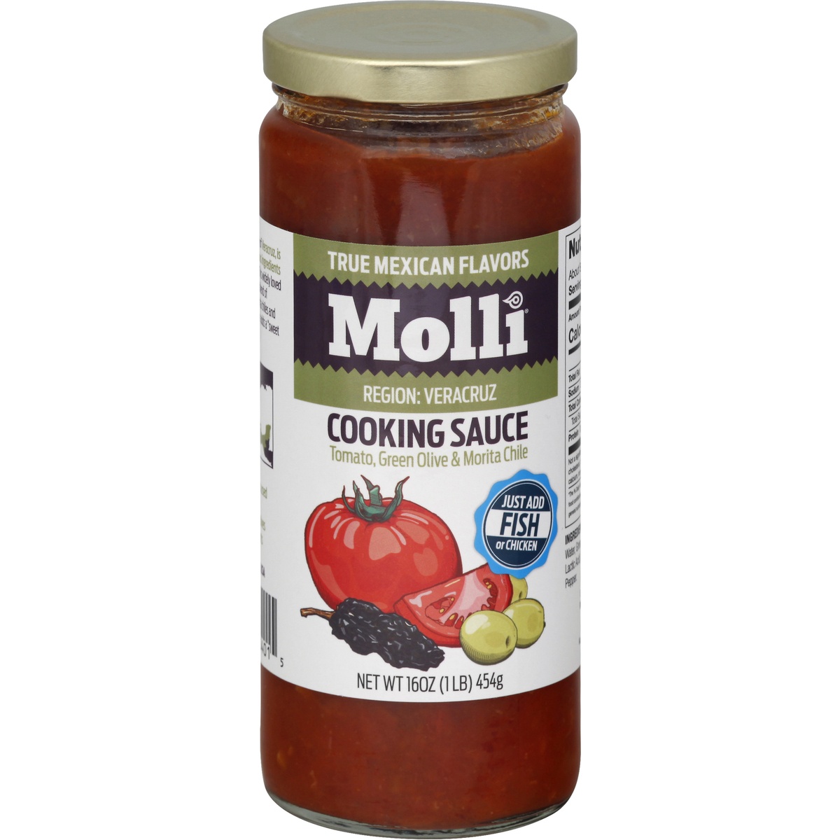 slide 1 of 8, Molli Cooking Sauce Veracruz Morita Tomato, 16 oz